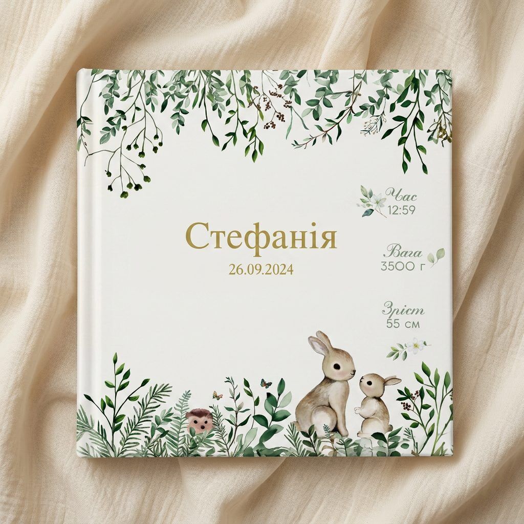 Іменний фотоальбом «Лісові звірята»